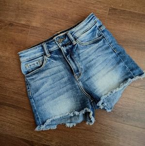 KanCan high-rise jean shorts